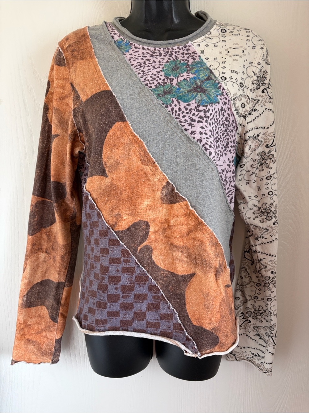 We The Free Sloane Mixed Media Top